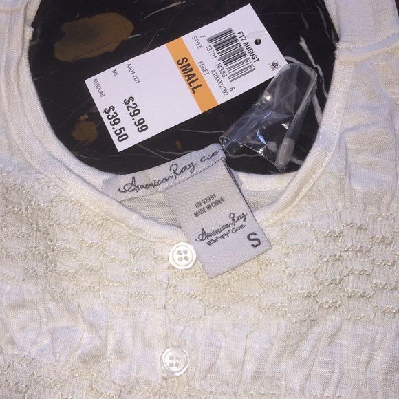 American Rag Cream Cold Shoulder - Picture 7 of 8